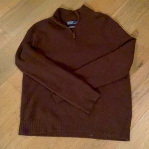 Polo by Ralph Lauren brown quarter zip